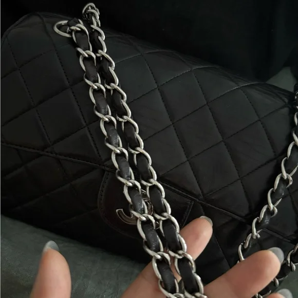 Rare CHANEL Double Sided Small Lambskin Classic Flap Bag - Picture 2 of 10